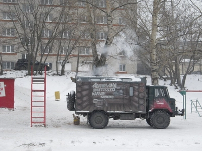 Автобаня выездная русская баня на колесах (Баня )