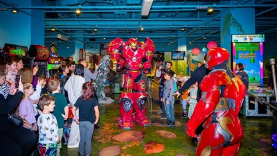 Детский день рождения в парке развлечений "Фанки таун"!