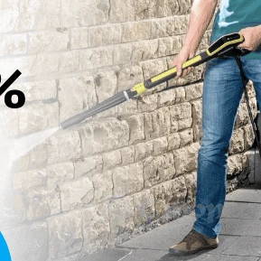 Мойка фасада здания со скидкой 20%