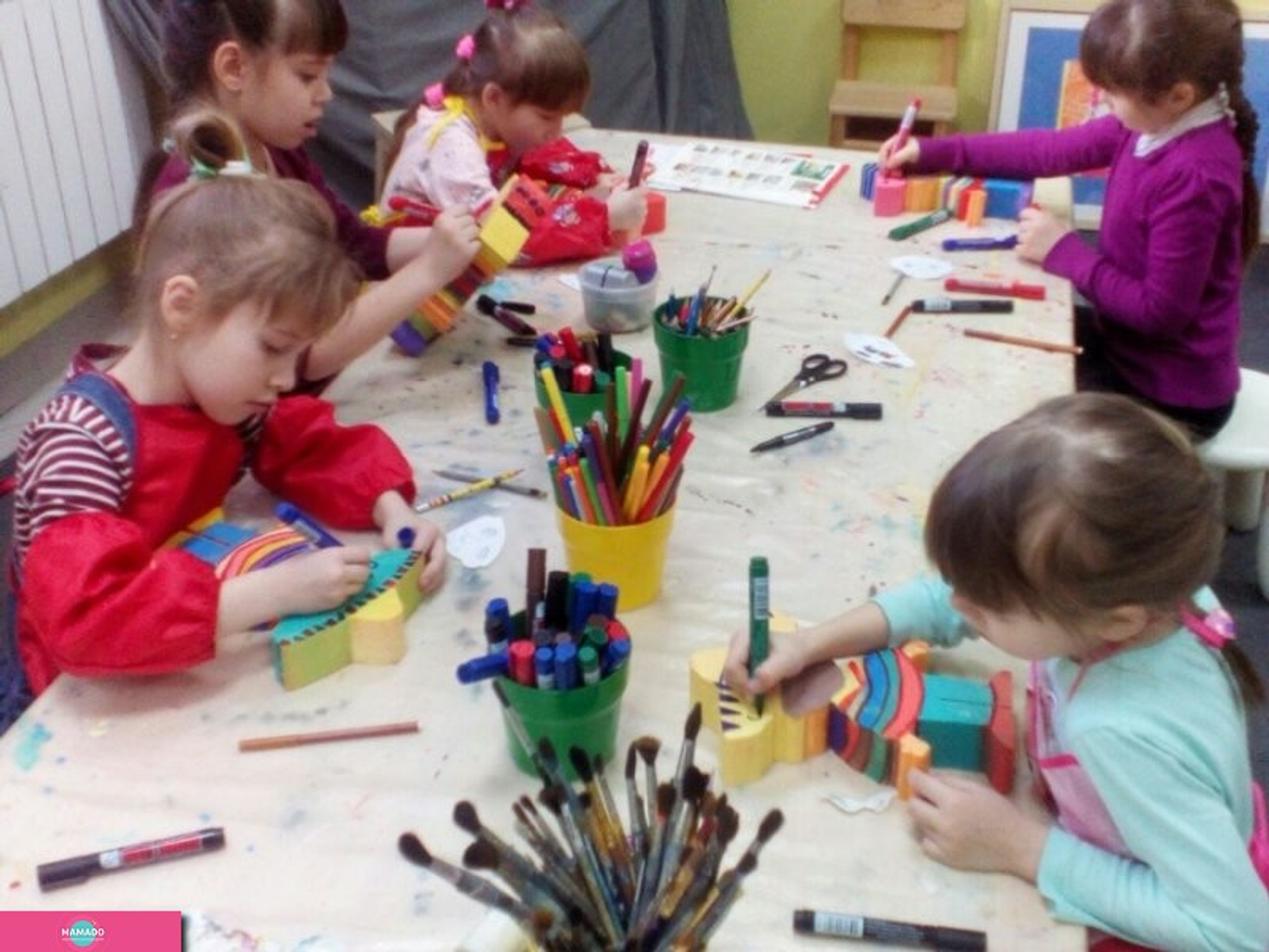 "Радужный рисунок", студия современного искусства, творческие занятия для детей от 2,5 лет в Октябрьском районе Омска 