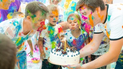 Детский день рождения в студия свободного рисования "Kids Point"