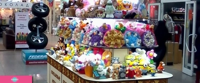 "33 медведя", магазин мягких игрушек в "Торговом комплексе на Свободном", Красноярск 