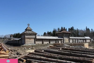 "Семилужский острог", казачья крепость в селе Семилужки, Томская область