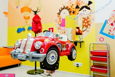 "Веселая расческа", студия красоты для детей, детская парикмахерская в ТРЦ "МЕГА", Самара 