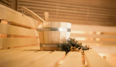 Финская сауна. Сухой пар.