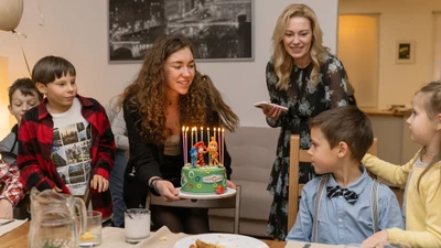 Детский день рождения в формате кулинарного мастер-класса в студии "Живи вкусно"