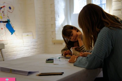 "Дети в усадьбе", художественные мастерские в усадьбе Мурьвьевых-Апостолов, Москва 