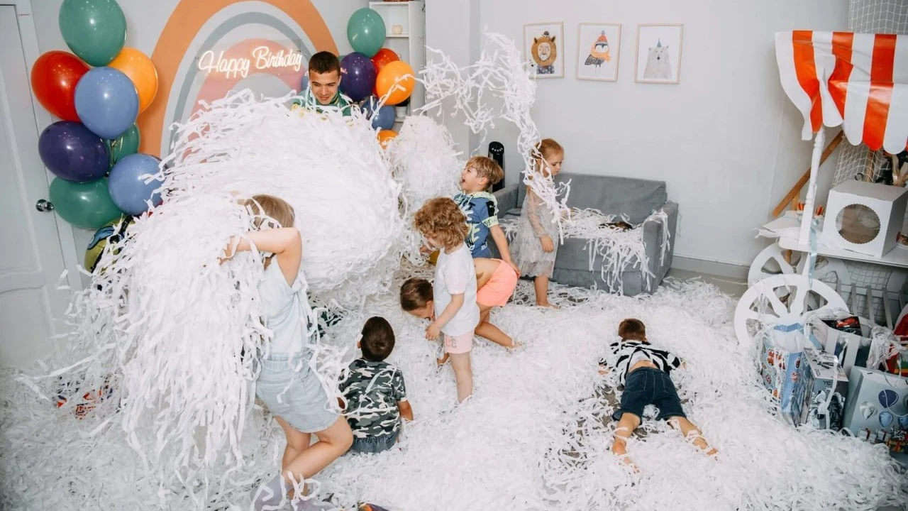 Лофт "Baby space" для детского дня рождения, комната "Радуга" с верандой