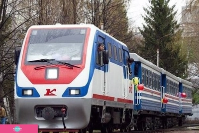 Уфимская детская железная дорога в Парке им. Якутова