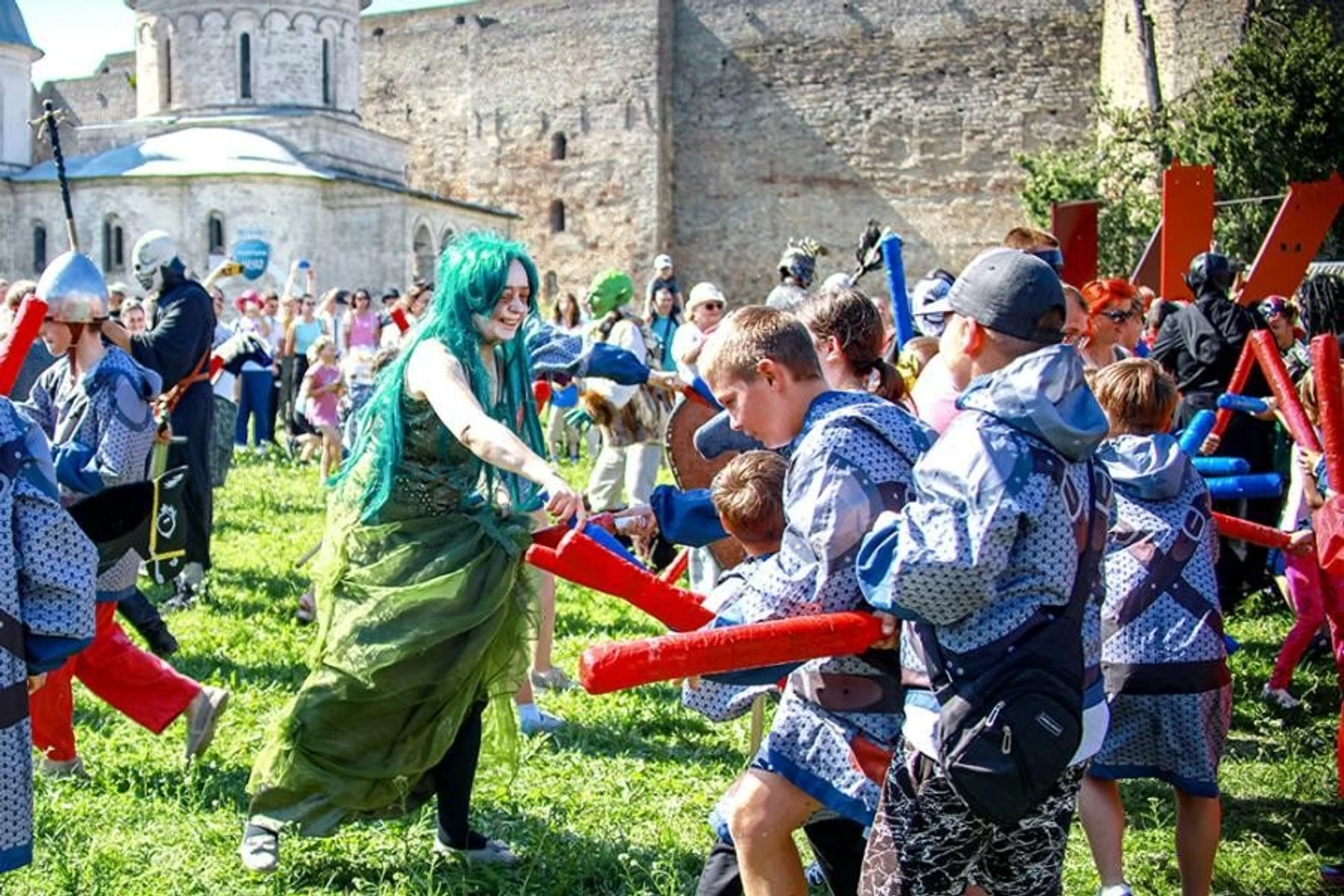 "Былины и богатыри", фестиваль в Ивангородской крепости
