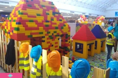 "КидСити" в ТРК "Тандем", детская развлекательная конструкторская площадка, Казань