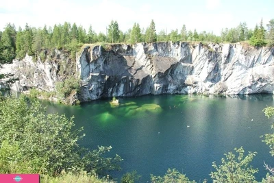 Рускеала, горный парк в Карелии 