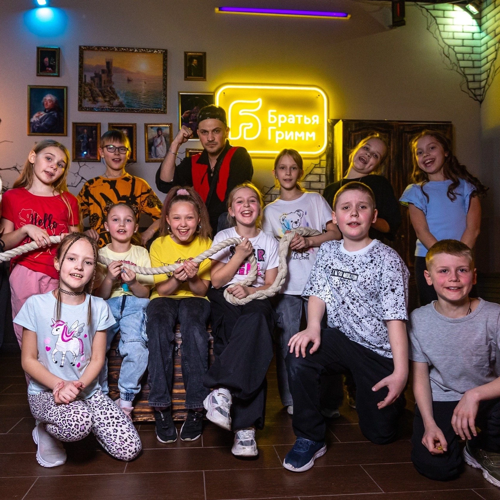Детский день рождения в формате квеста в "Братья Гримм" Пискаревка