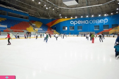 "Арена Север", ледовая арена, скалодром, теннисные корты, многофункциональный спортивный комплекс, Красноярск 
