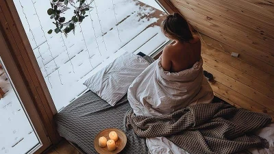 "Boho Camp", уютные шатры с кроватями и эко-хижины на границе с Карелией