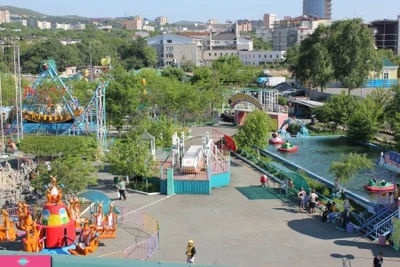 "Фантазия", ПКиО, парк аттракционов на Второй Речке, Владивосток 