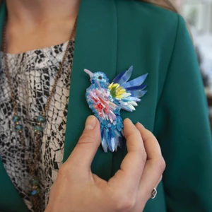 Мастер-класс "Брошка" микромозаика в Школе мозаики "Фавока"