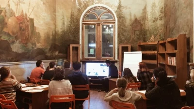 Паблик-центр на Новом Арбате, культурный центр на базе детской библиотеки, Москва