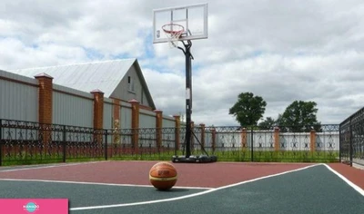 Баскетбольная площадка фонда "Кириленко - детям" в Новой Москве 