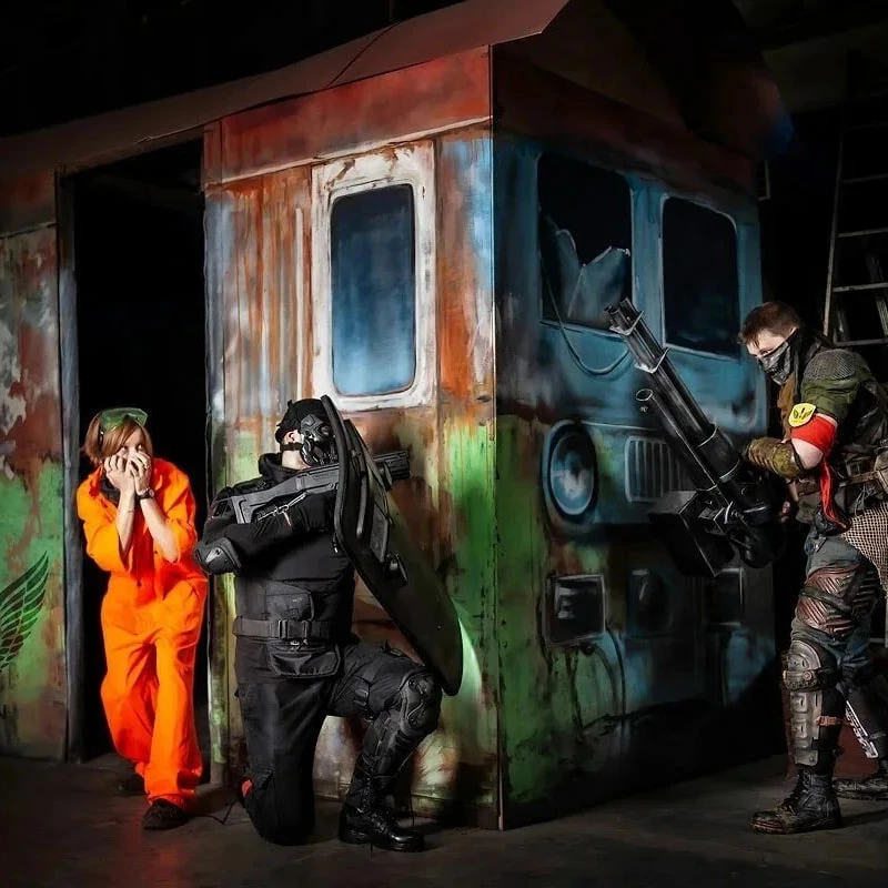 "Лига Миров Reactor", лазертаг для детей и взрослых