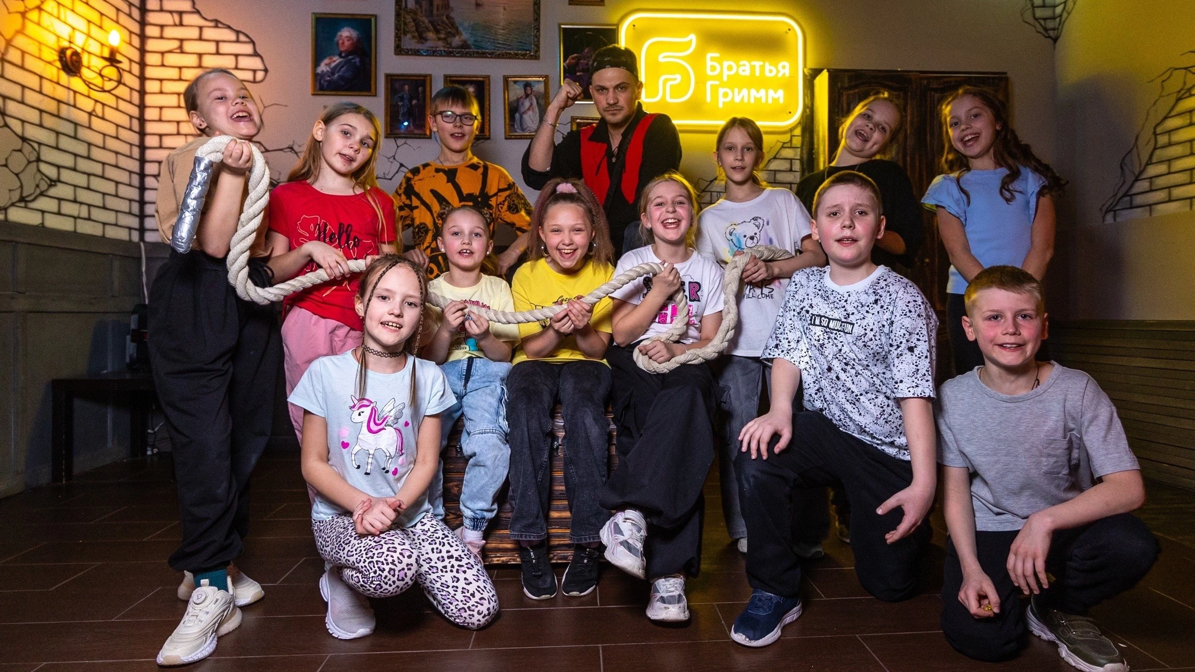 Детский день рождения в формате квеста в "Братья Гримм" Пискаревка