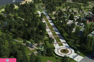 "Алые паруса", парк на Левом берегу, Воронеж 