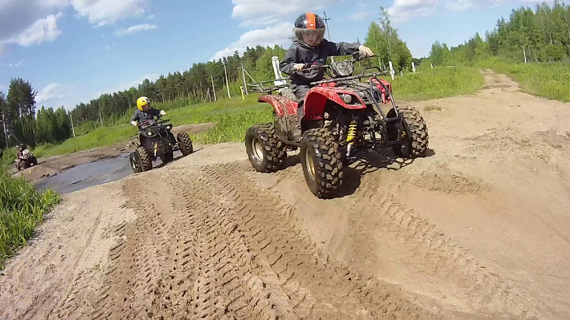 Семейное катание в Квадро-Кидс