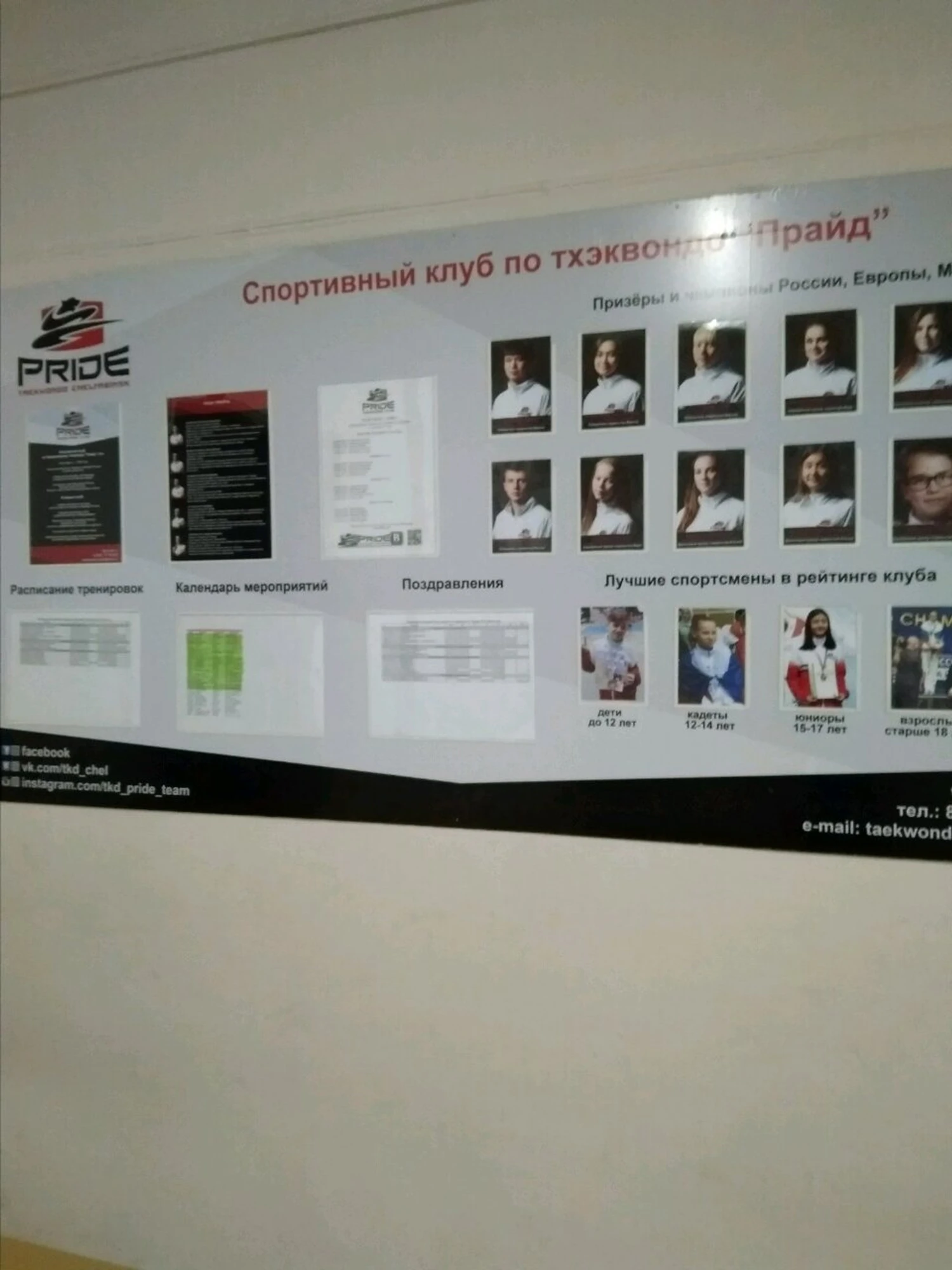 Спортивный клуб по тхэквондо Прайд (Спортивный клуб, секция)