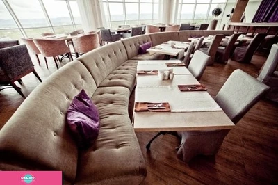 Oblaka, "Облака", ресторан-бар с панорамным видом на Енисей и Октябрьский мост, Красноярск 