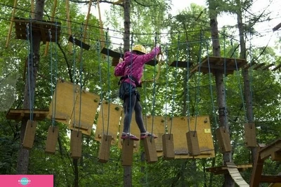 "Гамми-Парк" в парке им. 50 лет Октября, веревочный парк развлечений, Самара 