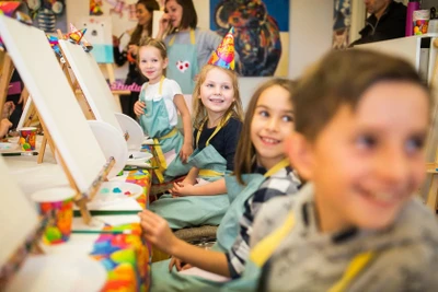 Детский день рождения в арт-студии "DrawUp Kids"