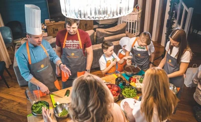 День рождения с кулинарным мастер-классом от студии "Вкусотеррия"