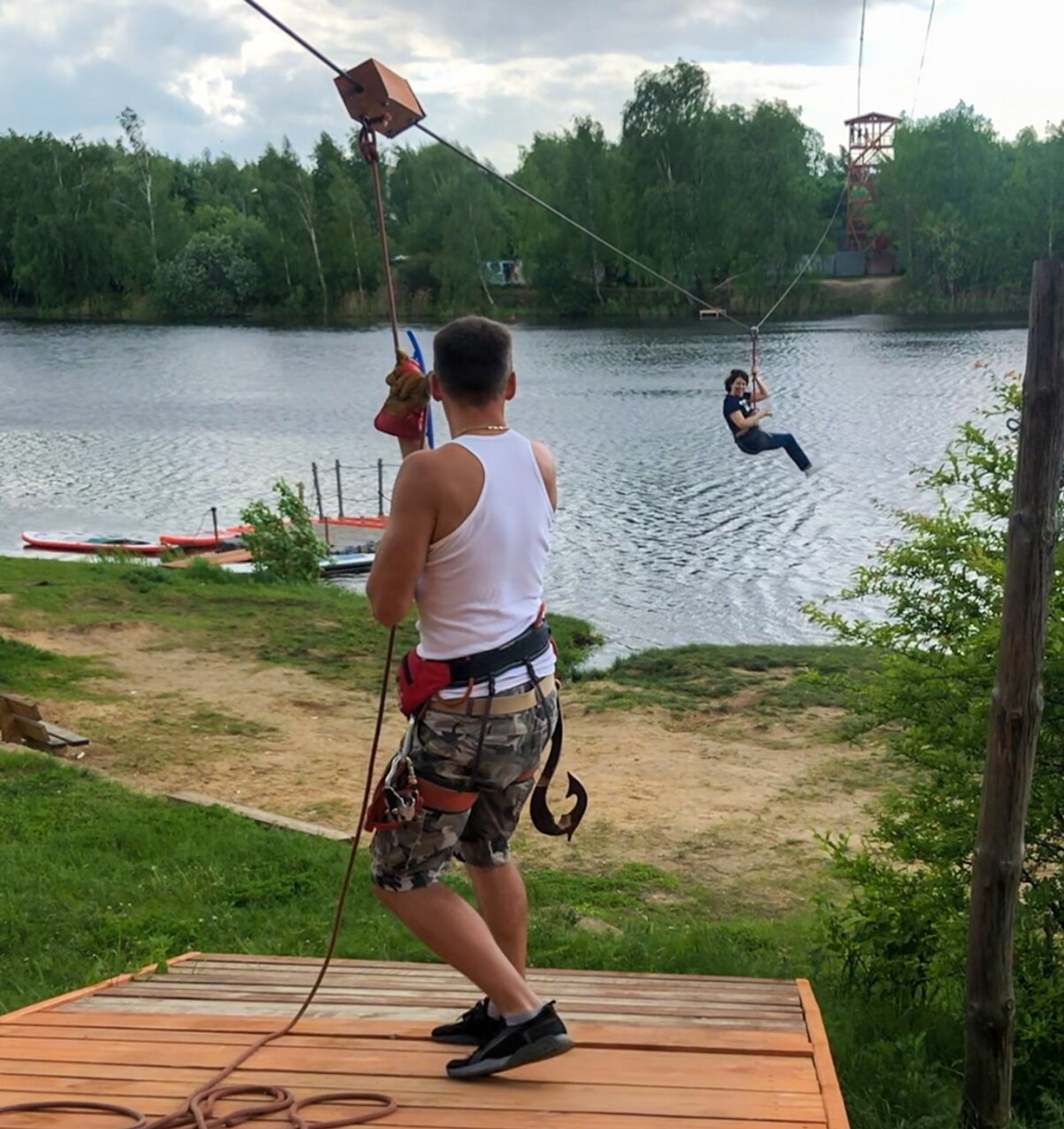 Верёвочная трасса Zip-Line (Парк аттракционов)