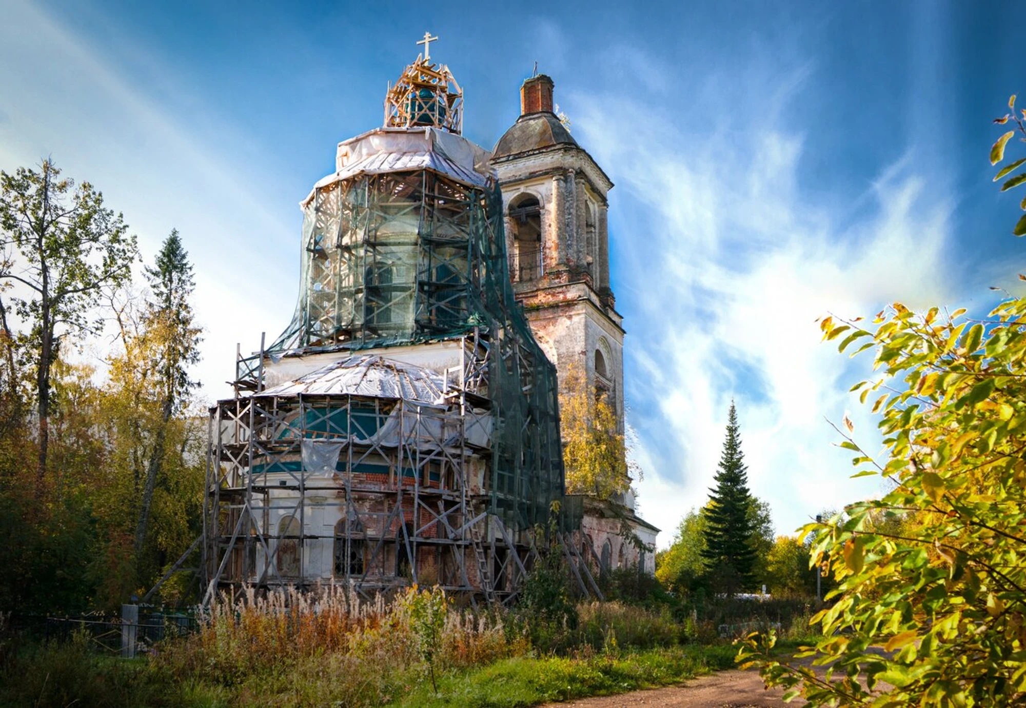 Церковь Тихвинской иконы Божией Матери в Морозовском (Православный храм)