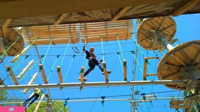 Skytown Sochi, экстрим-башня, веревочный парк, Сочи 