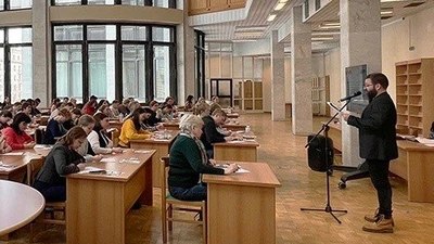 Российская национальная библиотека в Санкт-Петербурге, одна из крупнейших в мире (новое здание)