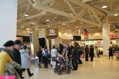 "Мираж", 5D-аттракцион в ТРК "МЕГА", Самара 