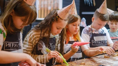 Детский день рождения в кулинарной студии "Игра столов"