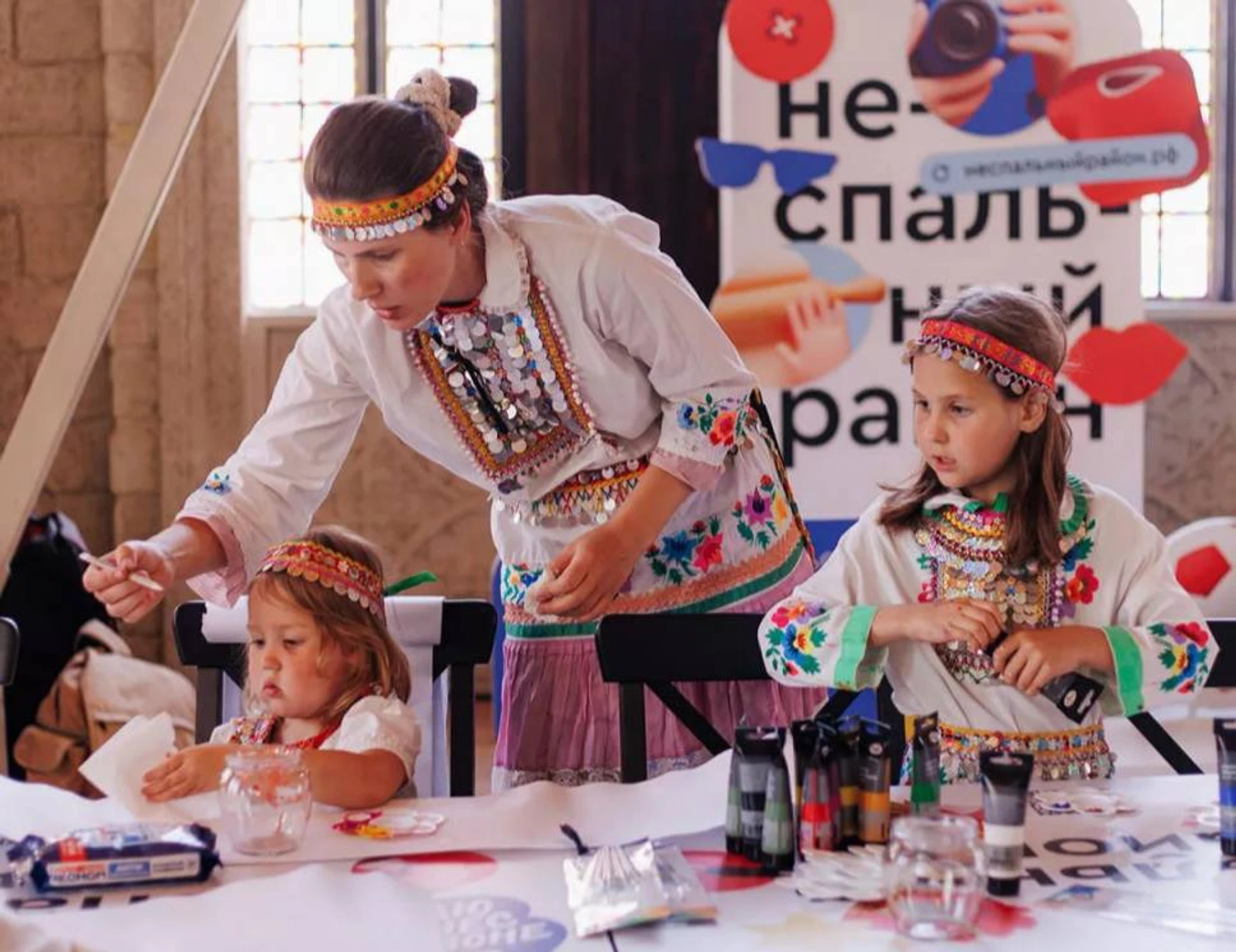 Иммерсивный спектакль «Герои марийских мифов» в ТРЦ «Ривьера»
