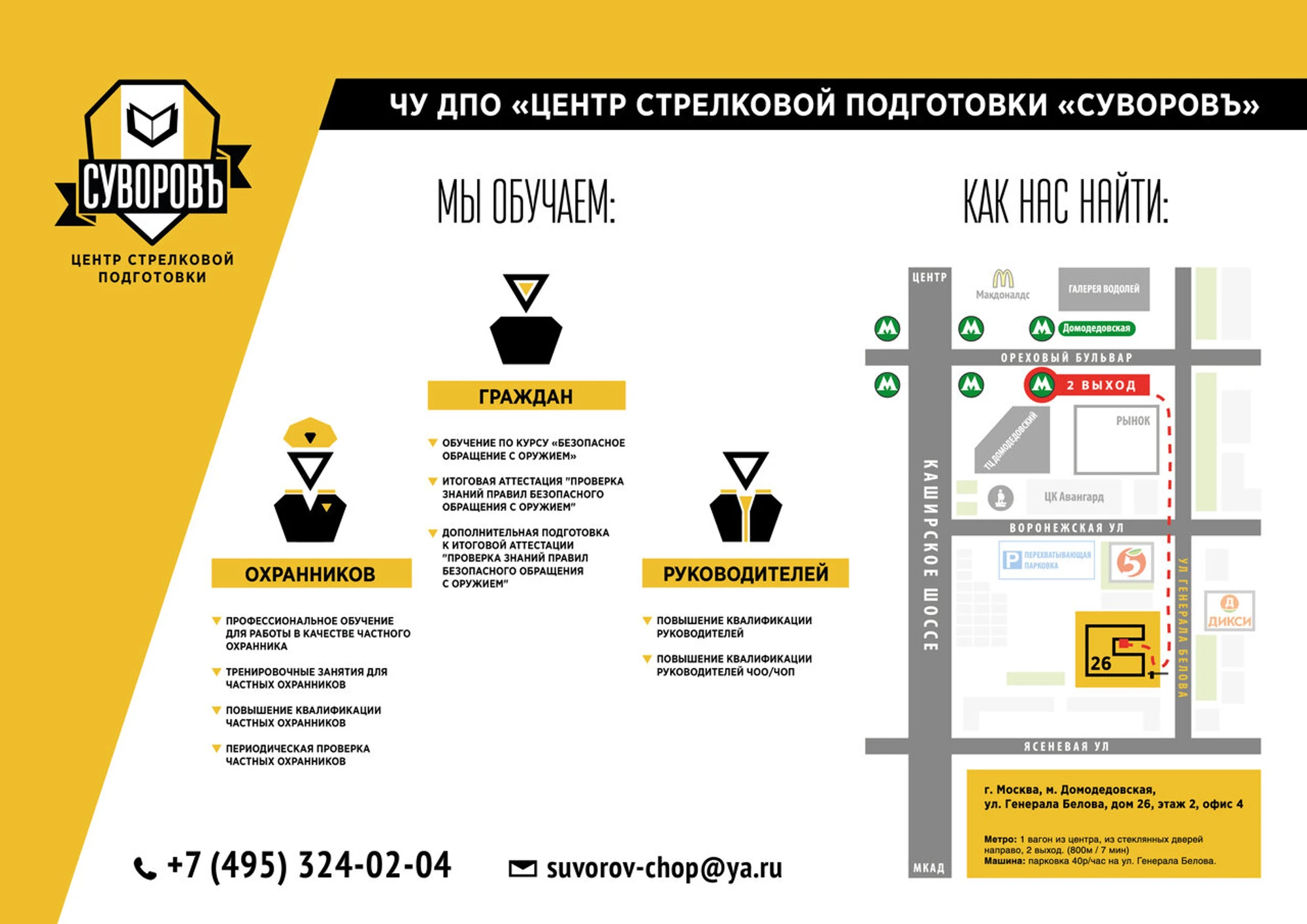 Суворовъ (Школа охраны )