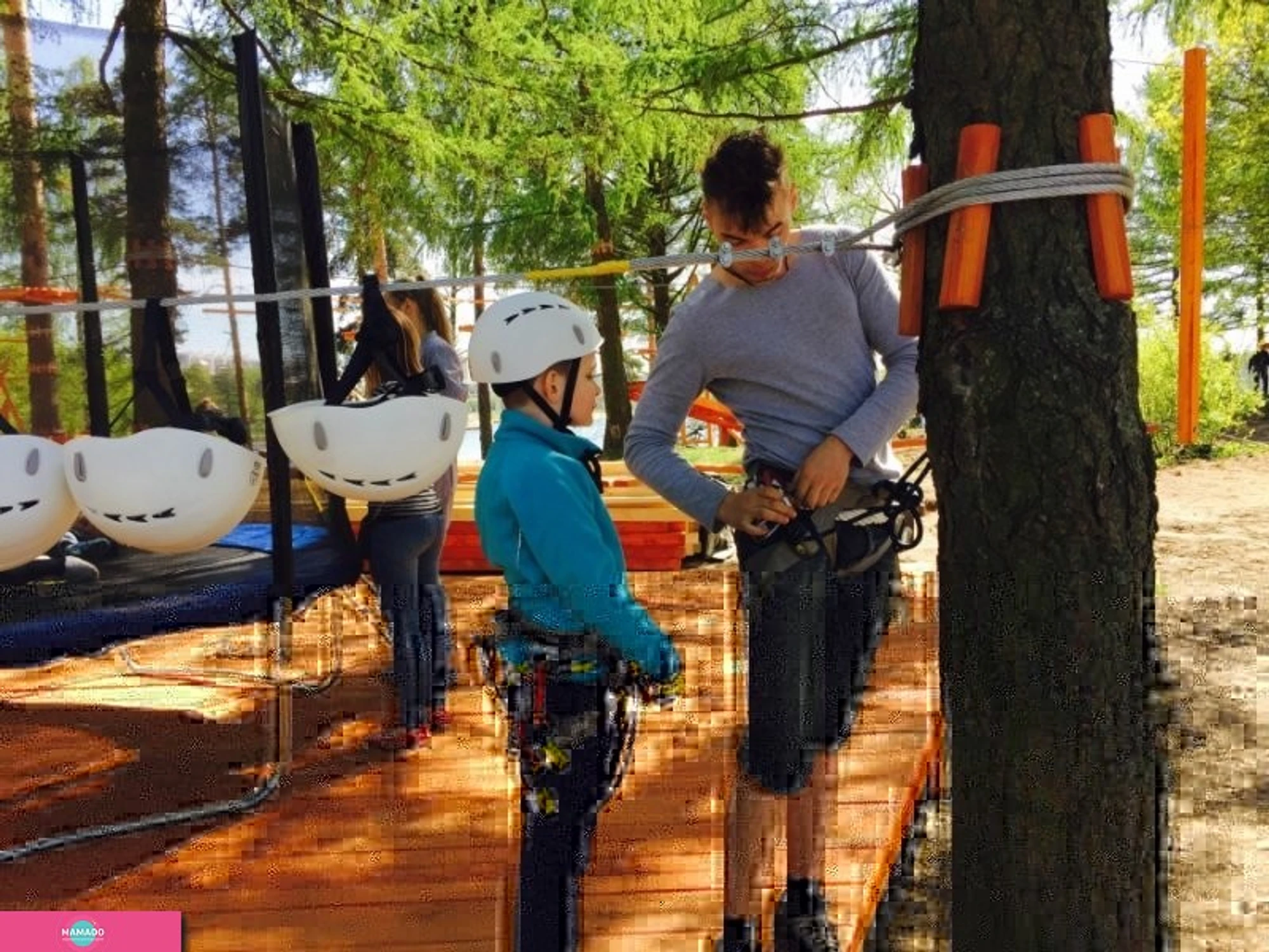 Tree to Tree, "Три ту три", веревочный парк в Озерках, СПб