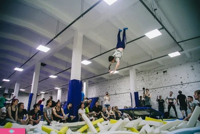 Jump Town, "Джамп Таун", батутный парк на Крылова, Владивосток 