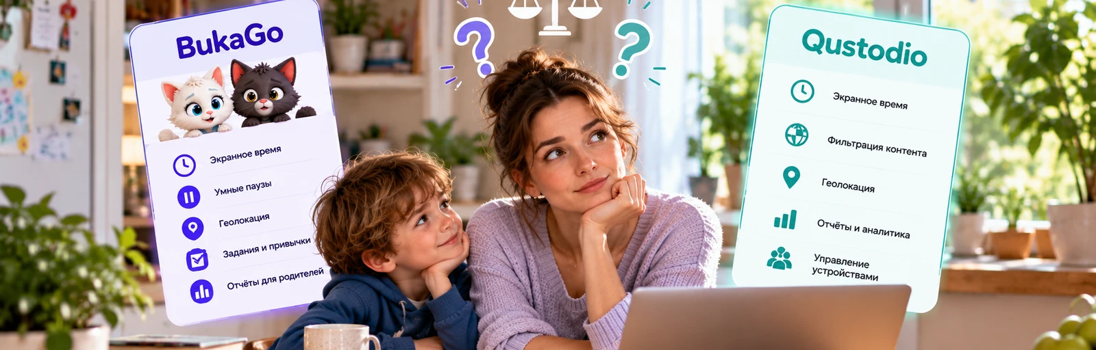 BukaGo или Qustodio: какое приложение родительского контроля лучше выбрать?