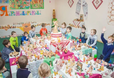 Народные игры в День рождения в музее игрушек "Забавушка"