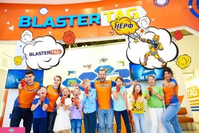 "BlasterTag", арена для игры с бластерами Nerf в ТРЦ "Ривьера"