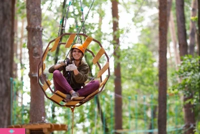 "Паутина", веревочный парк для детей от 6 лет и взрослых, Казань 